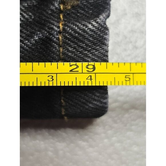 Revice Womens 29 Black Tie Dye Buttonfly High Rise Jeans - Picture 15 of 16